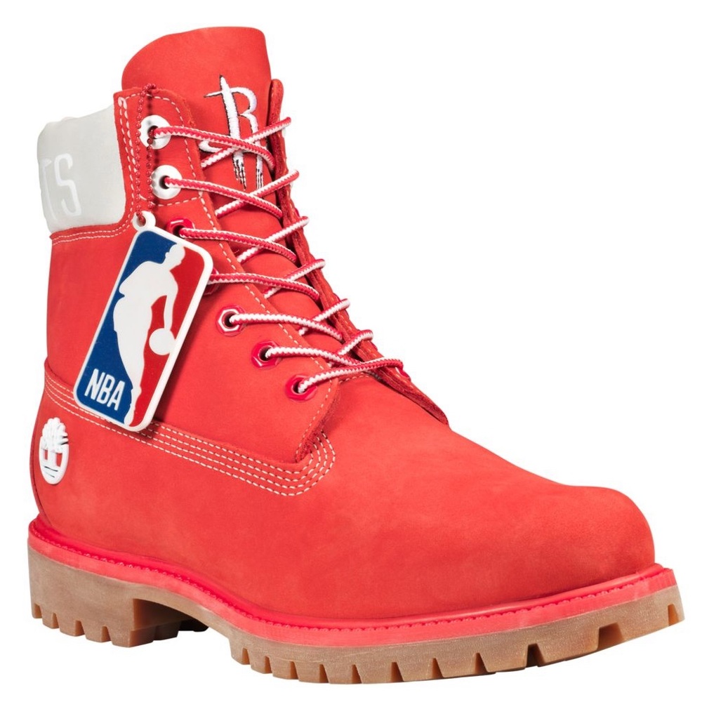 MEN'S TIMBERLAND X NBA HOUSTON ROCKETS BOOTS - Picture 7 of 10